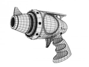 avenger pistol Model 3D
