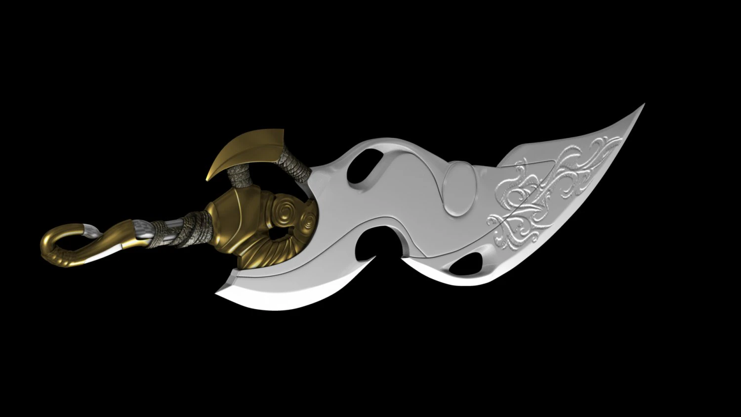 sword 3D Model .c4d .max .obj .3ds .fbx .stl .blend 