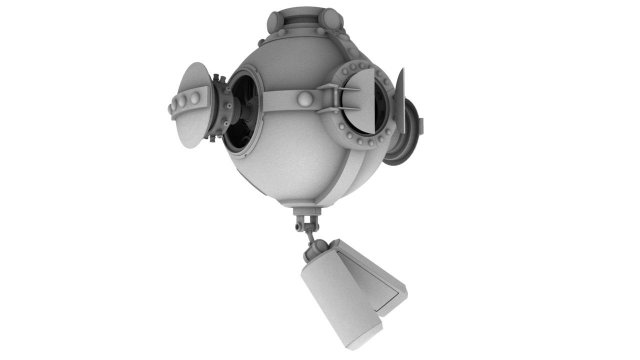 sparo robo Model 3D .c4d .max .obj .3ds .fbx .stl .blend 