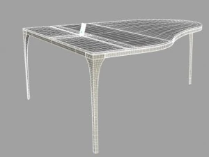concerto dining table 3D Model