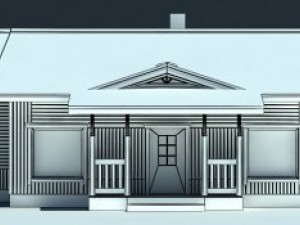 wooden house Model 3D