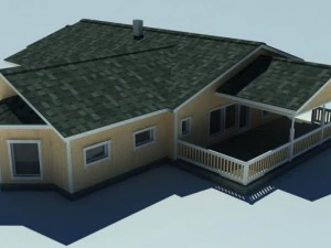 wooden house 3D Model