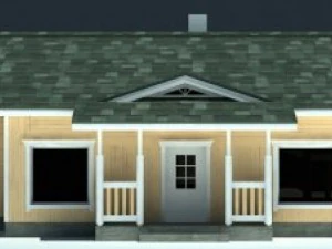 wooden house 3D Model