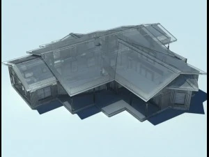 wooden house 3D Model