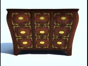 bedside table Model 3D
