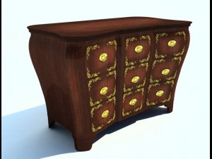 bedside table Model 3D