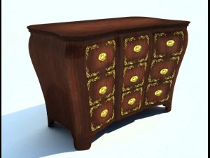 bedside table 3D Model