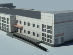 3d model of architecture 2 3D Model