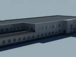 3d model of architecture 2 Modèle 3D