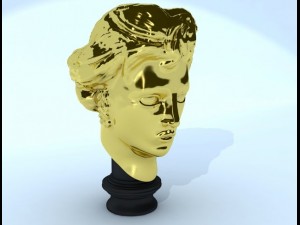 barocco statue 3D Model