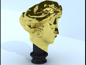barocco statue 3D Model