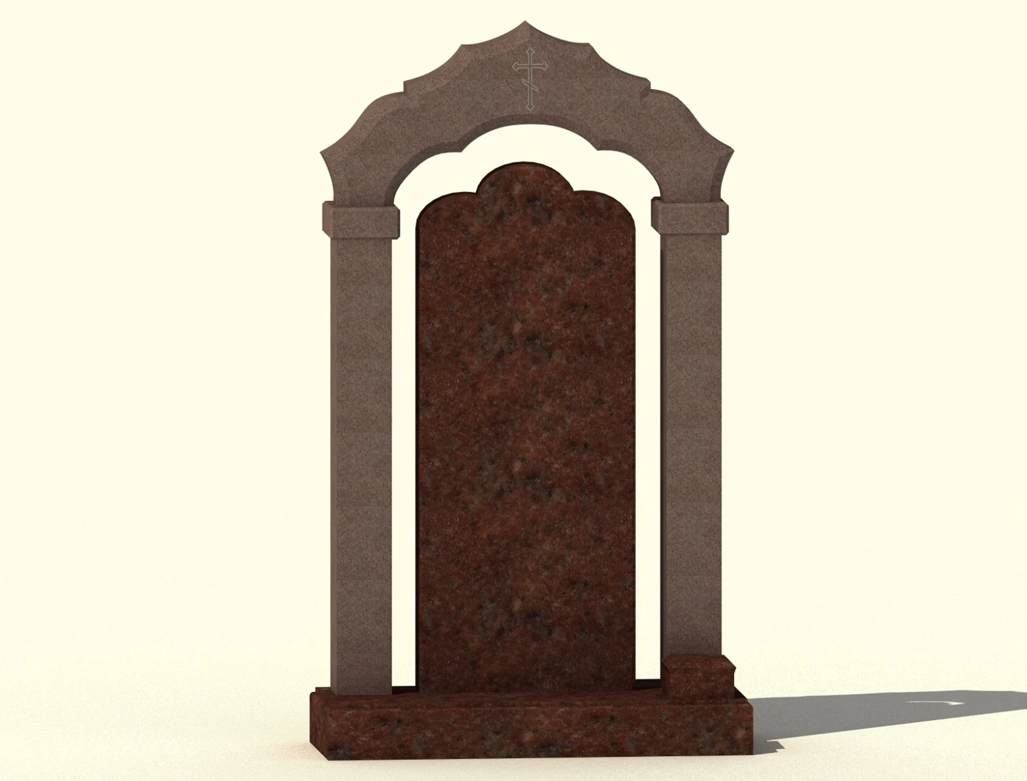 gravestone 3D Model .c4d .max .obj .3ds .fbx .stl .blend