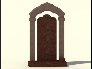 gravestone Model 3D