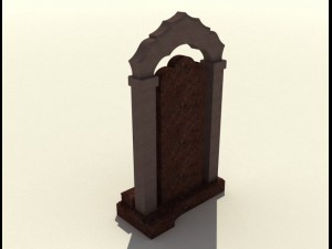 gravestone Modelo 3D