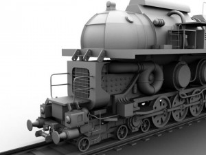 train Modello 3D