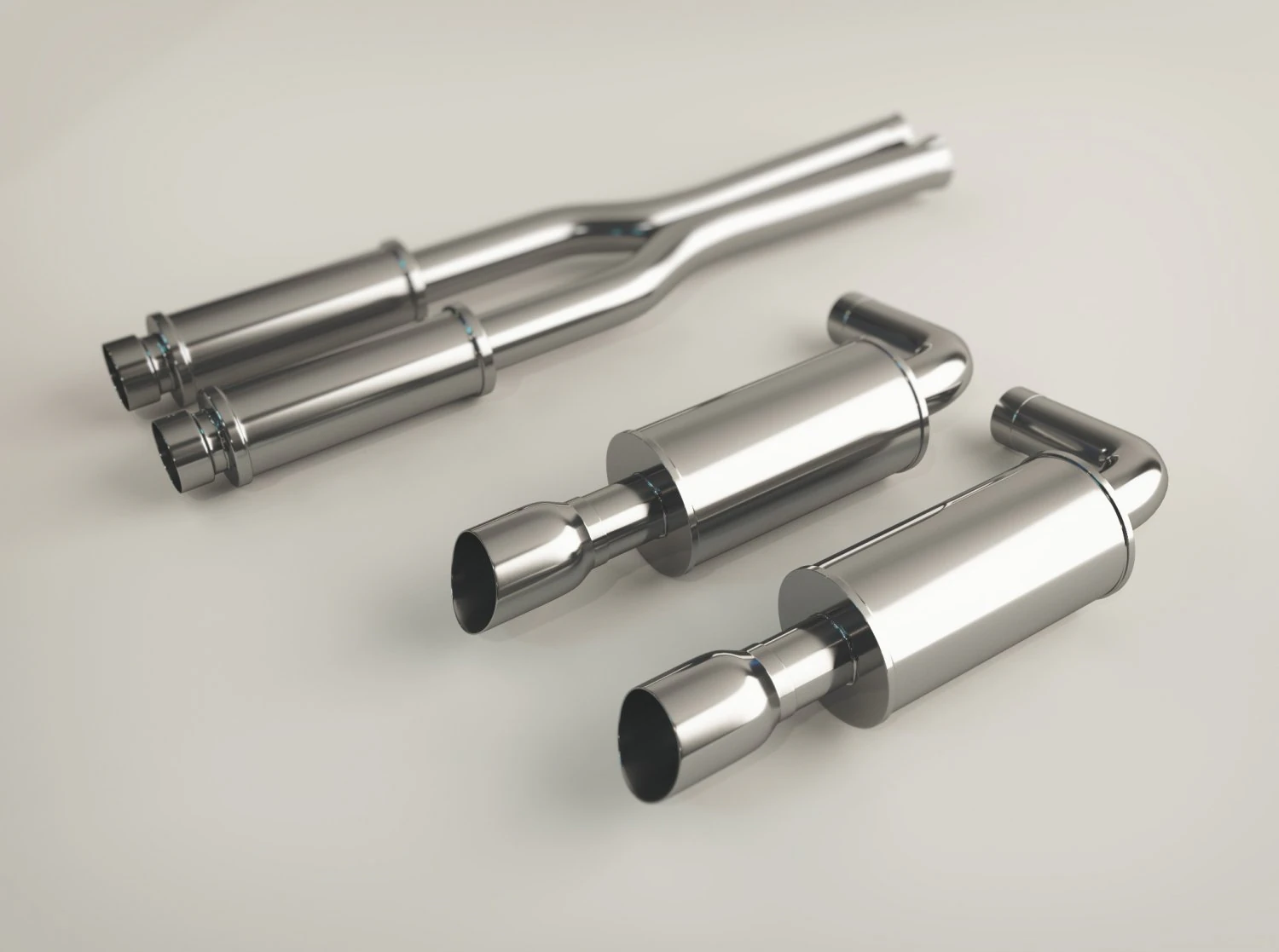 exhaust pipe 3D Model .c4d .max .obj .3ds .fbx .stl .blend 