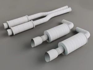 exhaust pipe 3D Model