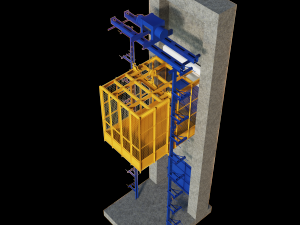 lift cargo 3Dモデル