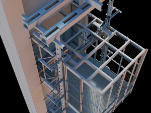 lift cargo 3D Model