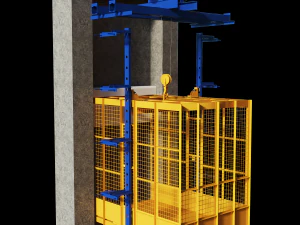 lift cargo 3D Model