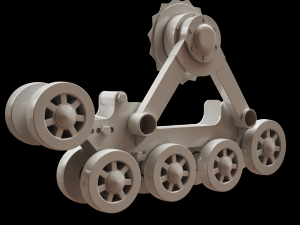 mechanism for caravans 3D मॉडल