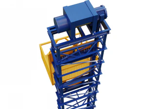 화물 엘리베이터 3D 모델