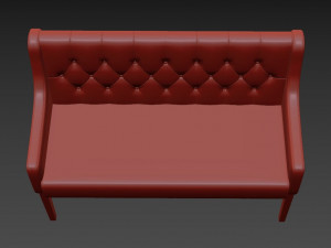 sofa livr 3D मॉडल