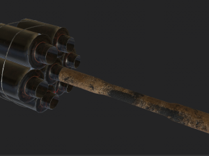 anti tank granate Modelo 3D