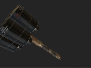 anti tank granate Modelo 3D