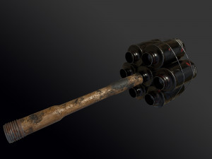 anti tank granate Modelo 3D