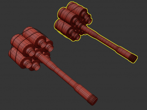 anti tank granate Modelo 3D