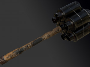 anti tank granate Modelo 3D
