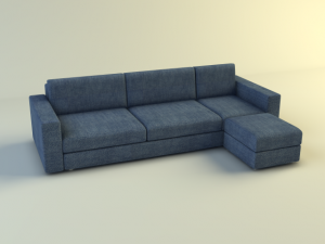 sofa by the italian producer lester bodema 3D Модель