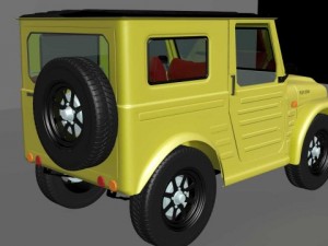 suzuki lj 80 hard top 3D मॉडल
