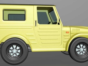 suzuki lj 80 hard top 3D मॉडल