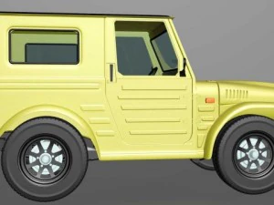 suzuki lj 80 hard top 3D Model