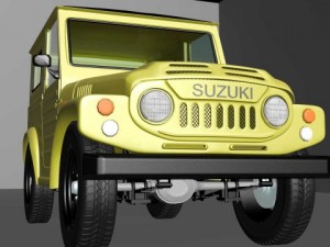 suzuki lj 80 hard top 3D मॉडल