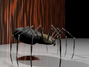 spider new with bones 3D मॉडल
