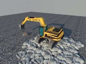 excavator Modelo 3D