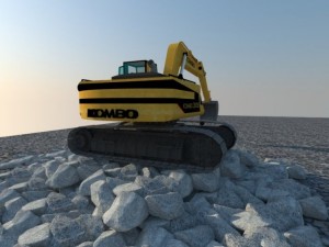 excavator Modelo 3D