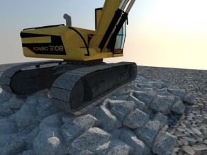 excavator Modelo 3D