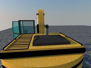 excavator Modelo 3D