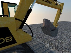 excavator Modelo 3D