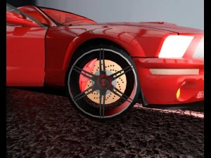 ford mustang shelby gt 500 3D Model