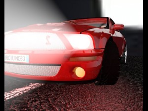 ford mustang shelby gt 500 Modelo 3D