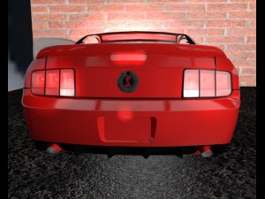 ford mustang shelby gt 500 Modelo 3D