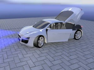 audi le mans 3D Model