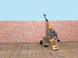 sniper Model 3D