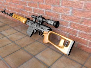 sniper Model 3D