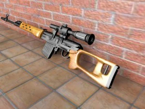 sniper 3D Model